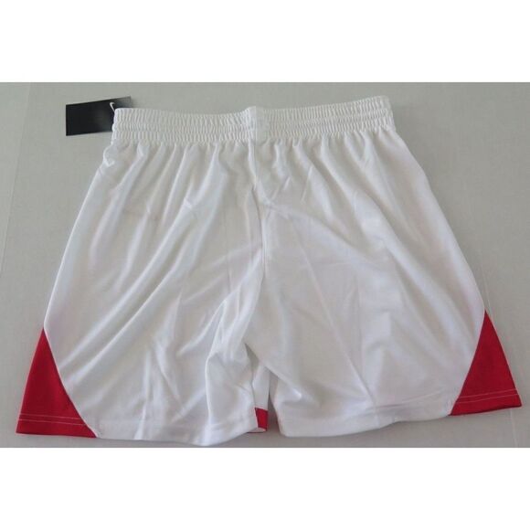 Nike AV2251 109 Women's Sz L White/Red Basketball Shorts - Picture 2 of 4
